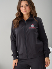 Костюм с брюками КБ-384/графит-п