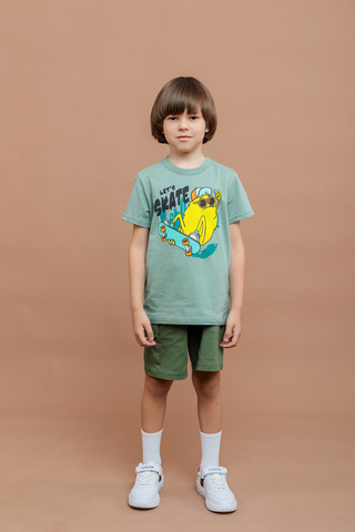 058_БК25 Футболка кор.рукав д/м, хаки