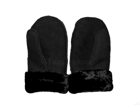 Варежки из овчины мужские