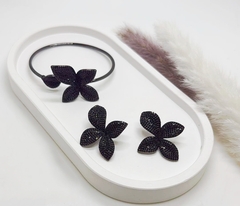 Комплект украшений браслет+серьги GIARDINI (лепестки) в стиле PASQUALe BRUNI