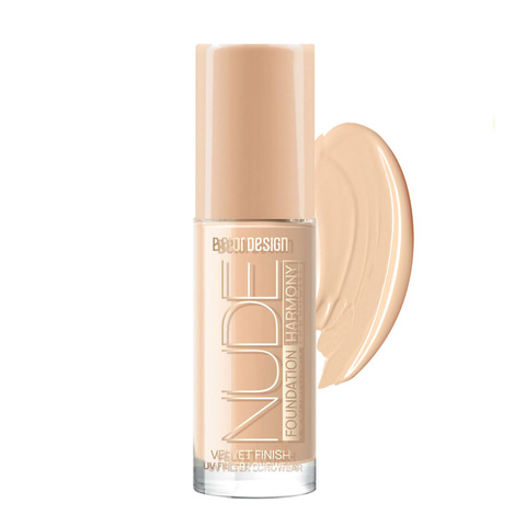 Тональный крем Nude Harmony тон 201 Light beige (Польша)