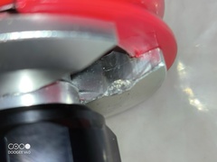 Амортизатор 280 мм для Yamaha XJ6 S/N Diversion 2009-2015 / Красный / УЦЕНКА