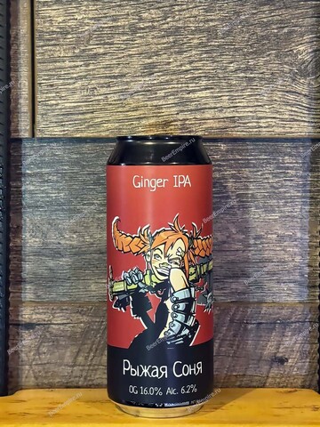 Одна Тонна Рыжая Соня IPA 0,5 л. ж/б