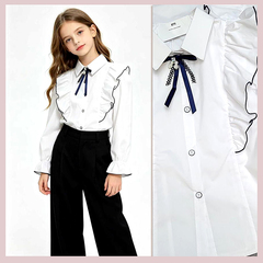 Блуза девочке (6-9) 260415-WD187