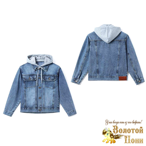 Куртка джинс/подр м (8-15) 260419-WT125