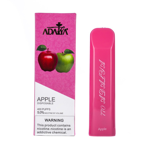 Одноразовая электронная сигарета Adalya Apple 5% 400 затяжек