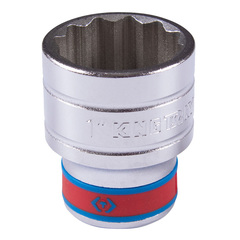 KING TONY (433032S) Головка торцевая стандартная двенадцатигранная 1/2", дюймовая 1"