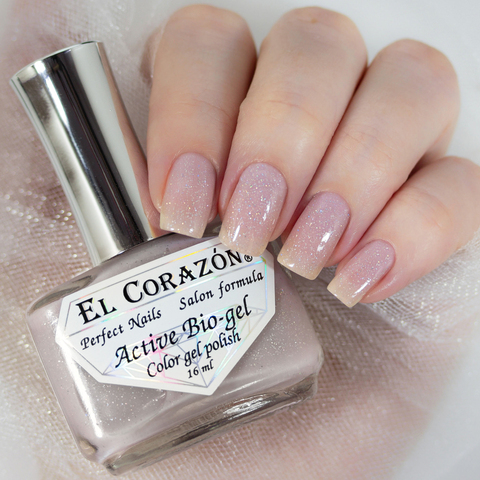 El Corazon 423/2044 active Bio-gel Shimmer бежево-сиреневый