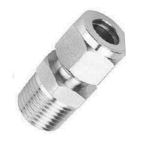 KFGH10-03-XRT01   Прямое резьбовое соединение с накид. гайкой, R3/8'', ф10, SUS304