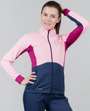 Женский элитный утеплённый лыжный костюм Nordski Pro Candy Pink/Blue W