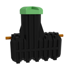 Септик ЭКОбокс эконом 2000 ИРПЛАСТ (как Байкал) Ирпласт 2000 л./ 800 л. в сутки / 3-4 чел. / самотечный сброс (1920x780x1960см;100кг;черный) - арт.560369