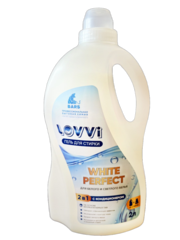 Гель для стирки белого и светлого белья  "Lovvi" "White perfect" 2л (BARS)