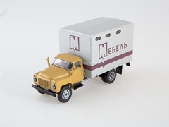 GAZ-52 GZSA-893A Furniture van dark-yellow-white 1:43 Start Scale Models (SSM)