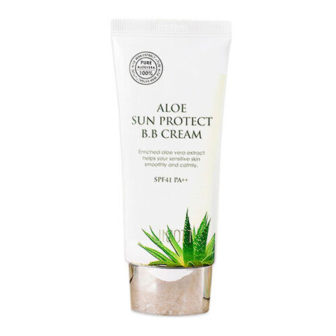 Jigott Aloe Sun Protect BB Cream SPF41 PA++ - Крем тональный для лица