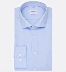 Сорочка мужская Seidensticker Slim Fit 01.693677-11 из оксфорда голубая