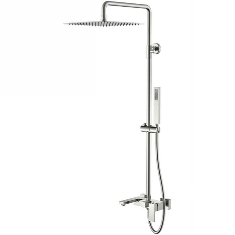 Boheme 478-NB Стойка для душа Qubic Brushed Nickel