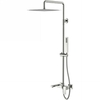 Boheme 478-NB Стойка для душа Qubic Brushed Nickel
