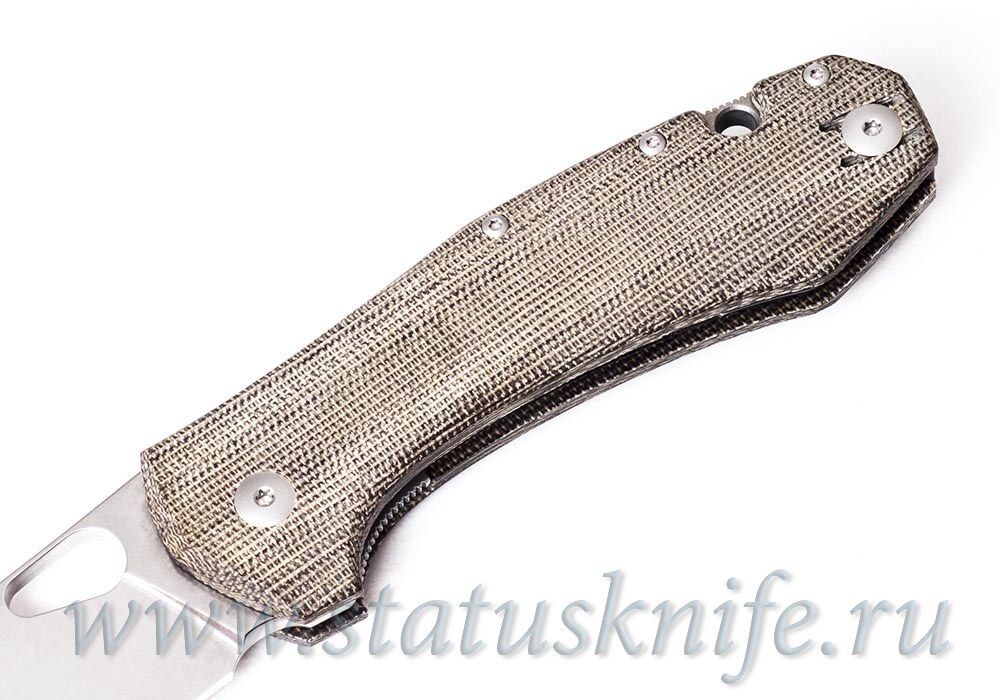 Нож GiantMouse ACE Grand Green Canvas Micarta