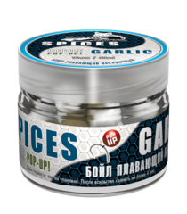 Бойлы насад. плав. двух цв. Sonik Baits SPICES-GARLIC Fluo Pop-ups 14мм 90мл