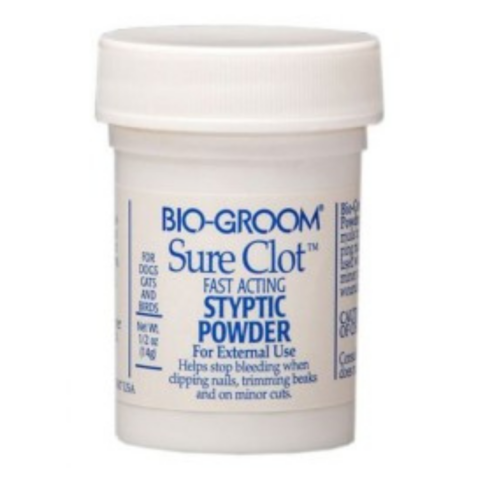 BIO-GROOM SURE CLOT КРОВООСТАНАВЛИВАЮЩАЯ ПУДРА 14,8 МЛ