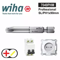 Бита для автоматов Plus/Minus SL/PH1х90мм Wiha 7049PHM 32686