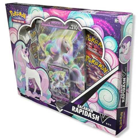 Pokemon TCG: Galarian Rapidash V box
