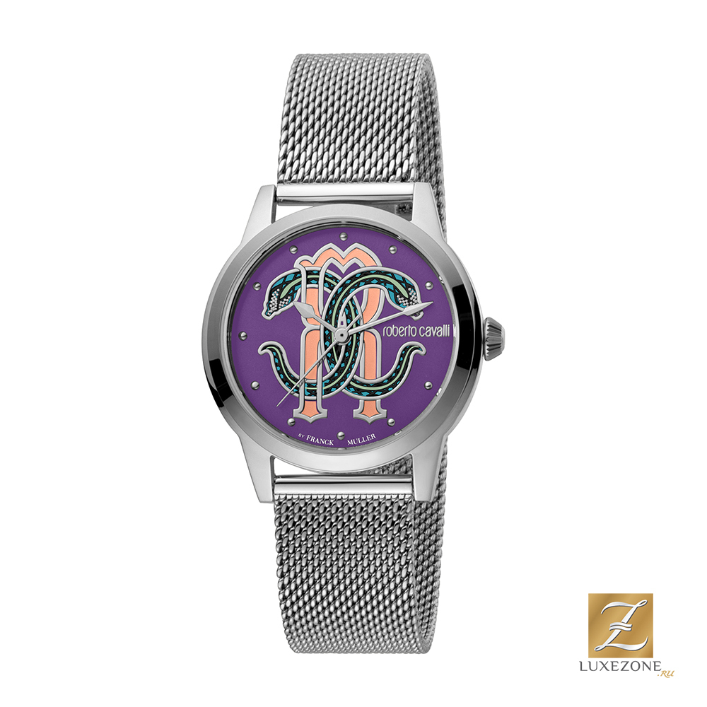 Женские Roberto Cavalli by Franck Muller LOGOMANIA RV1L117M0241 купить по  цене 47850 рублей в Самаре