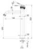 Remer AL11LXLNO Смеситель для раковины Atelier AL11LXLNO, черный матовый, шт
