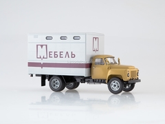 GAZ-52 GZSA-893A Furniture van dark-yellow-white 1:43 Start Scale Models (SSM)