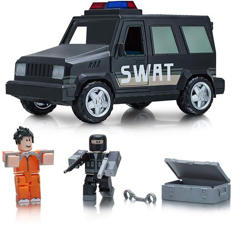 Роблокс Побег из тюрьмы с машинкой SWAT