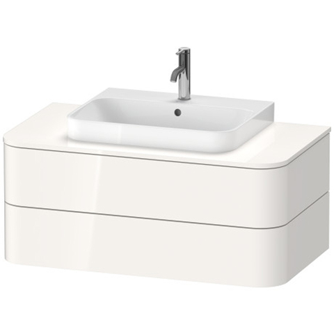 Duravit Happy D.2 Plus Тумба подвесная  408x1000x550мм 2  ящика, цвет: белый глянцевый HP497102222