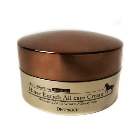 Deoproce Horse Enrich All Care Cream - Питательный крем с лошадиным жиром