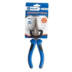 Длинногубцы КОБАЛЬТ 160 мм, CR-V (647-154)
