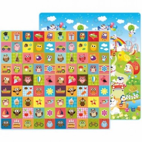 Развивающий коврик Mambobaby Совята + Фруктовый парк 016ТМ