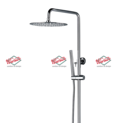 Душевой термостатический комплект Warmer Chrome Line 12D Termo C