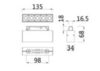 Трековый светильник Technical Points  TR014-2-10W4K-B