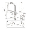 Omoikiri 4994467 Смеситель Sinto 2 Plus-SB-GM-R латунь/вороненая сталь/красный