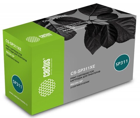 Картридж лазерный Cactus CS-SP311XE 821242 черный (6400стр.) для Ricoh SP 311DN, 311DNw, 325DNw