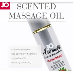 Массажное масло JO Aromatix Strawberry 120 мл