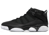 Кроссовки Мужские Nike Air Jordan 6 Rings Mid Basketball Shoe Black/White 322992-021