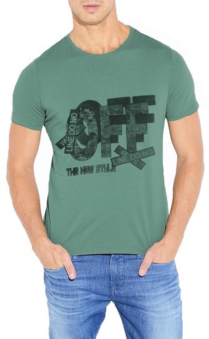 461493-47 футболка мужская, зеленая