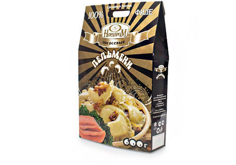 Пельмени рыбные лососевые, 600г