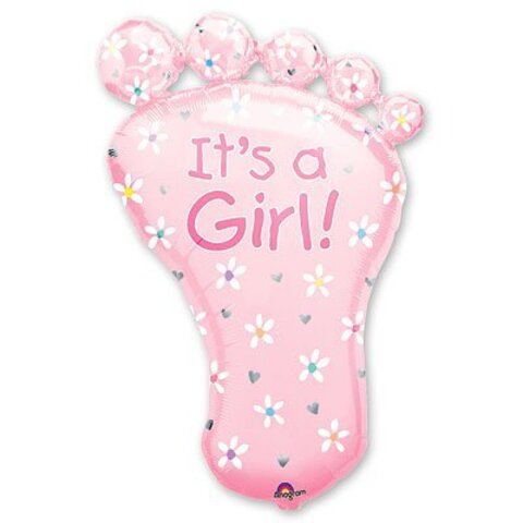 Фигура Стопа девочки розовая