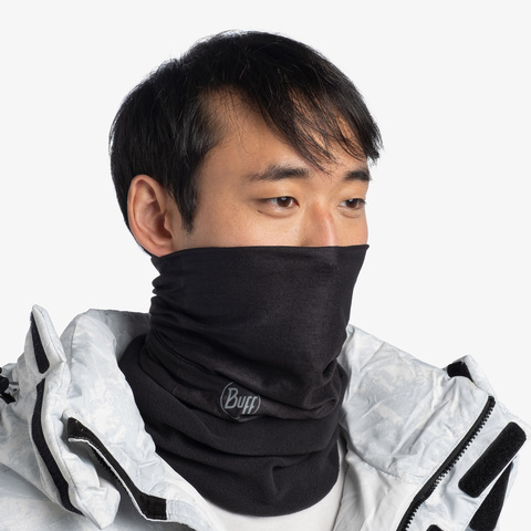 Картинка шарф-труба Buff polar Solid Black - 2