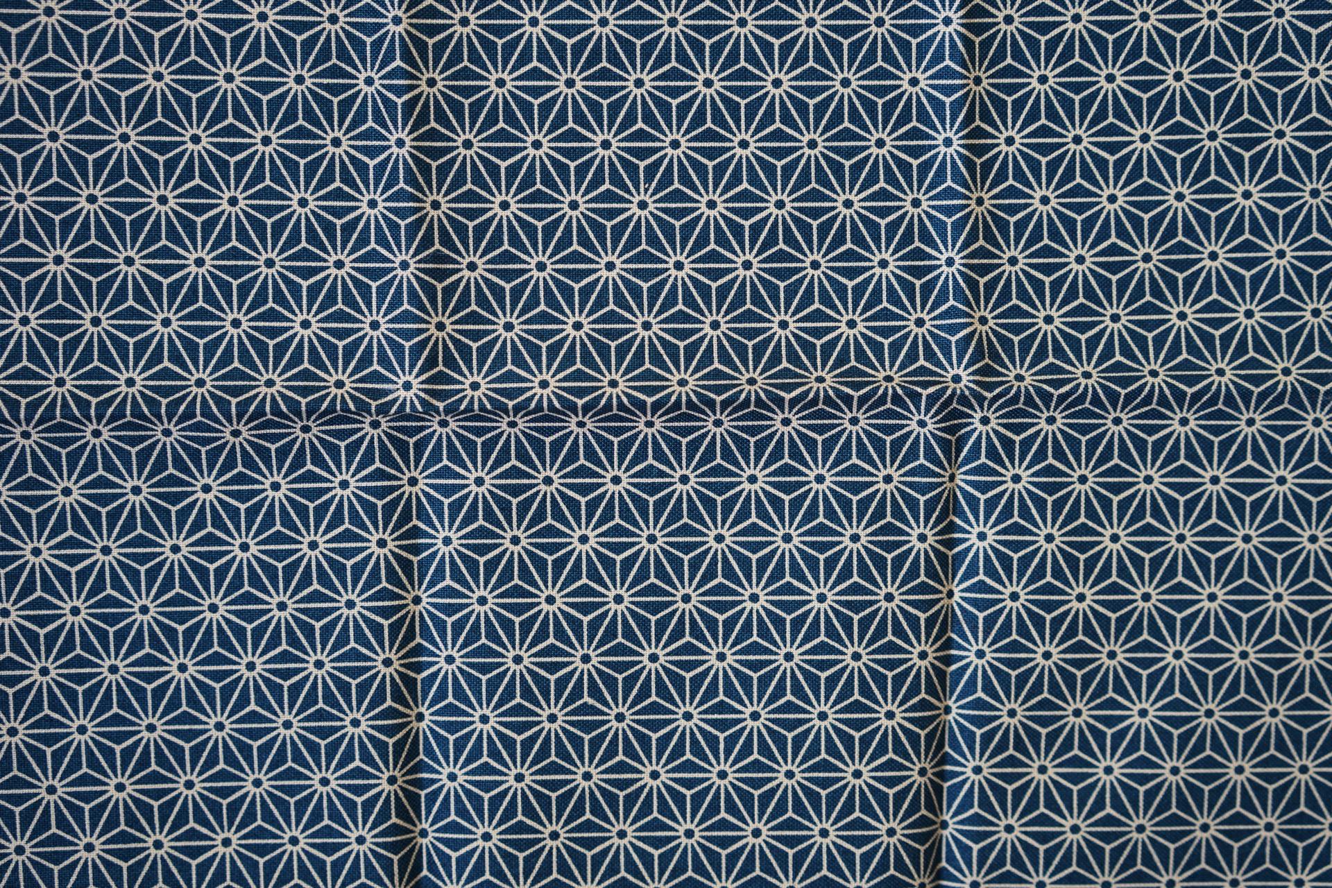 Kiriko Pocket Square Asanoha