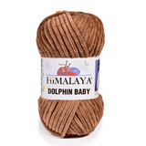 Пряжа Himalaya Dolphin Baby арт. 80337 молочный шоколад