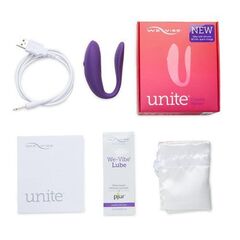 Фиолетовый вибратор для пар We-vibe Unite 2.0