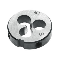 Плашка М 3,0х0,5 DINEN22568 CrV 6g 20х5мм H-Tools 210030HT