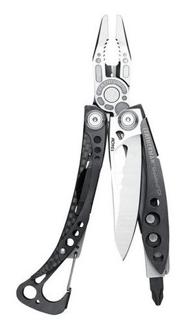 Мультитул Leatherman Skeletool CX 100 mm, 7 функций, чёрный, кробка картонная (830923)