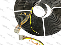 Жгут №122 "Подвесной кабель шкаф управления - Модуль кабины (усиленный)", L=45м, ДНБР.685691.122